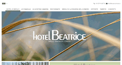 Desktop Screenshot of beatricehotel.it