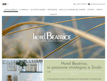 Tablet Screenshot of beatricehotel.it